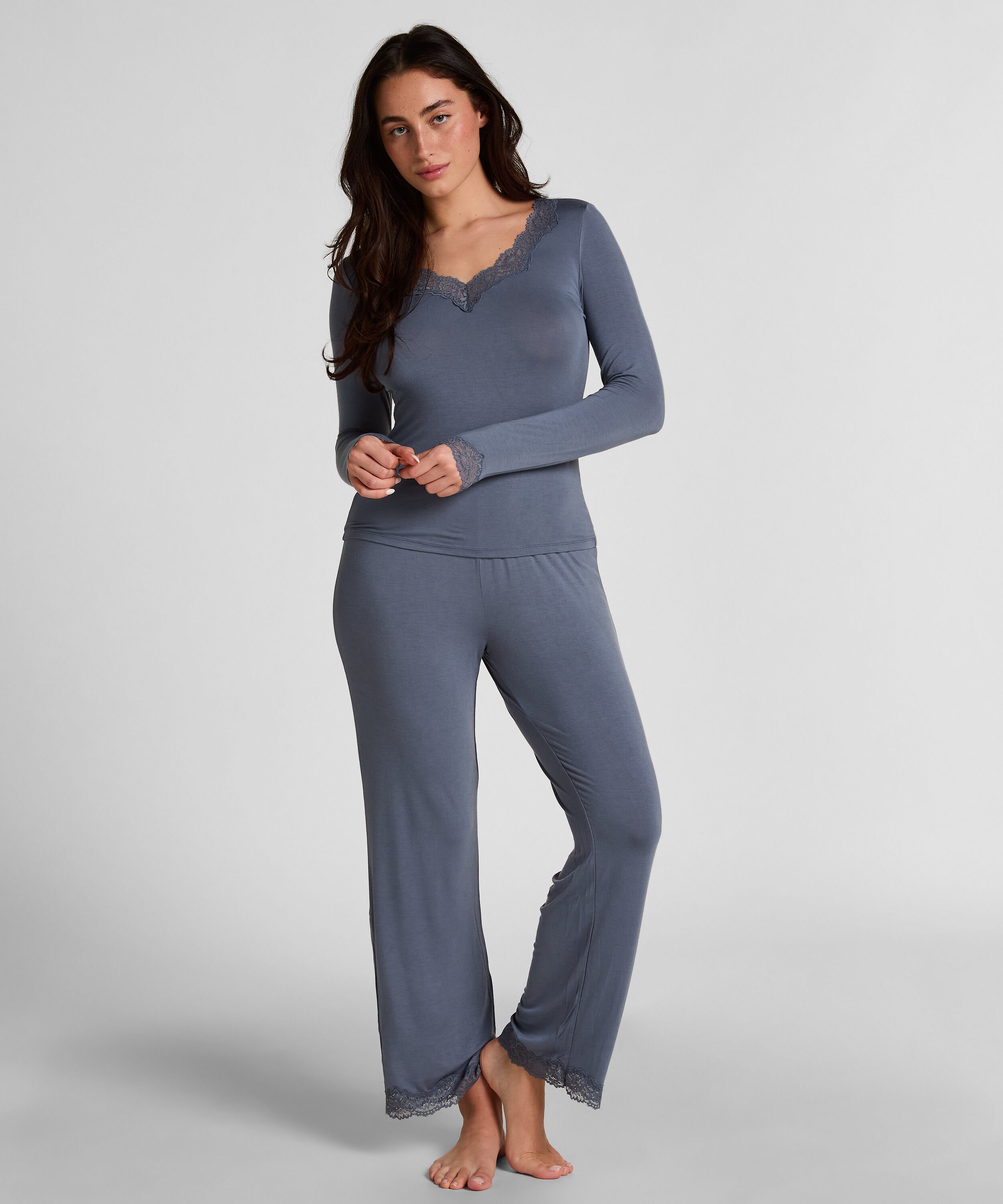 Pajama Set, Grey