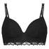Yvonne padded non-underwired bra, Black