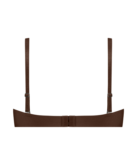 Jane Padded Underwired Strapless Bra, Brown