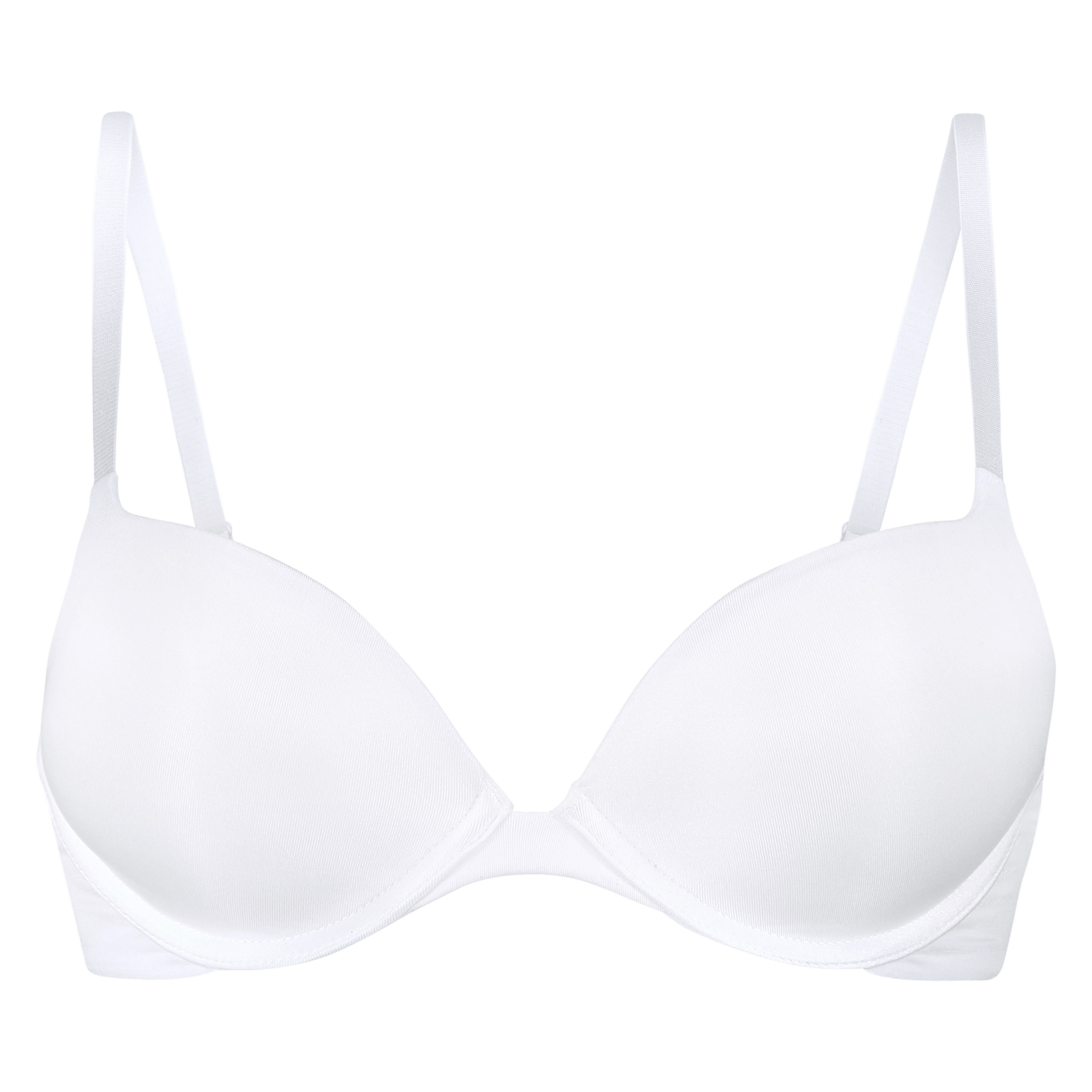 Padded Underwired Maximizer Bra Plunge, White, main