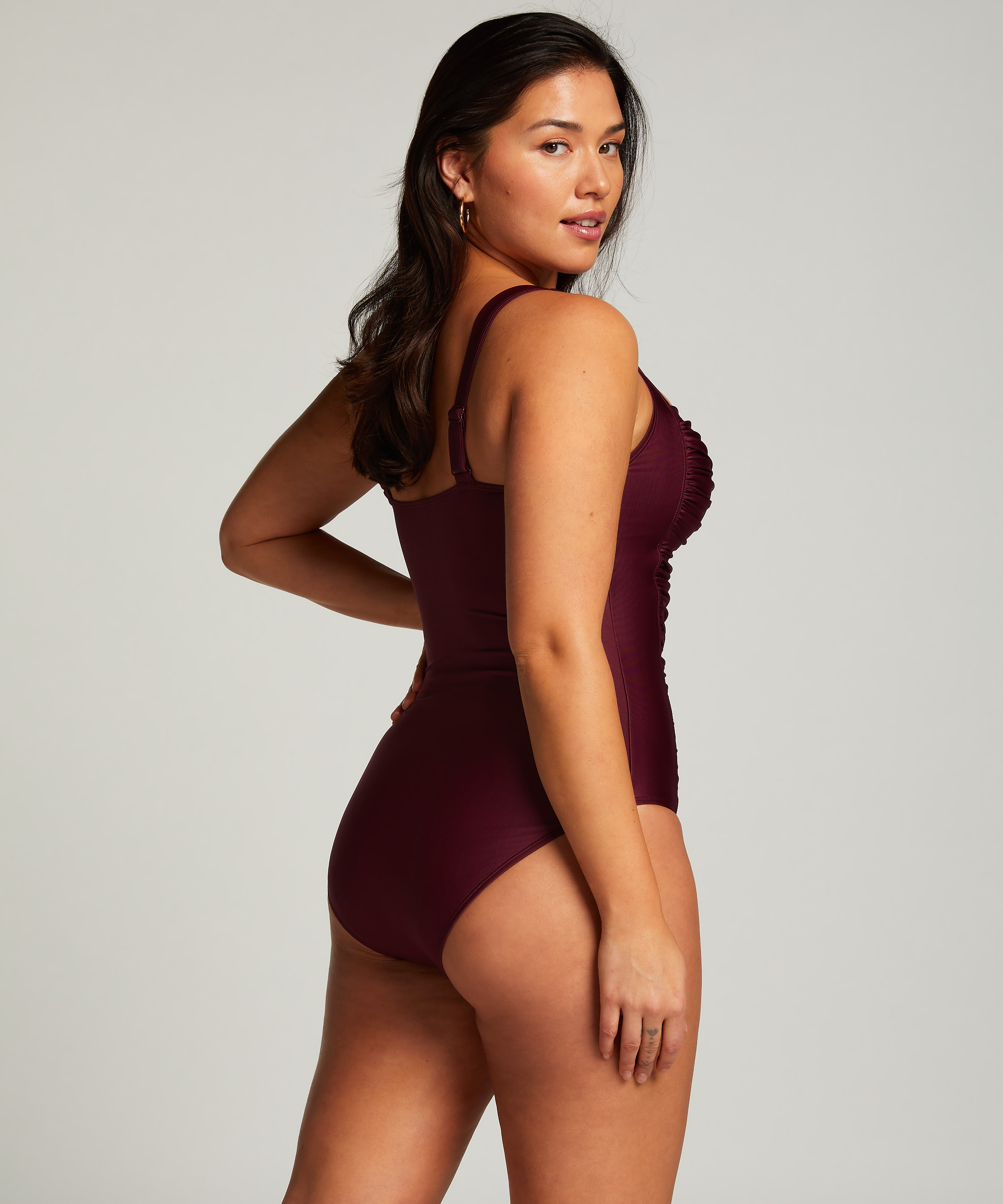 Shaping Ocean Swimsuit, Purple, main