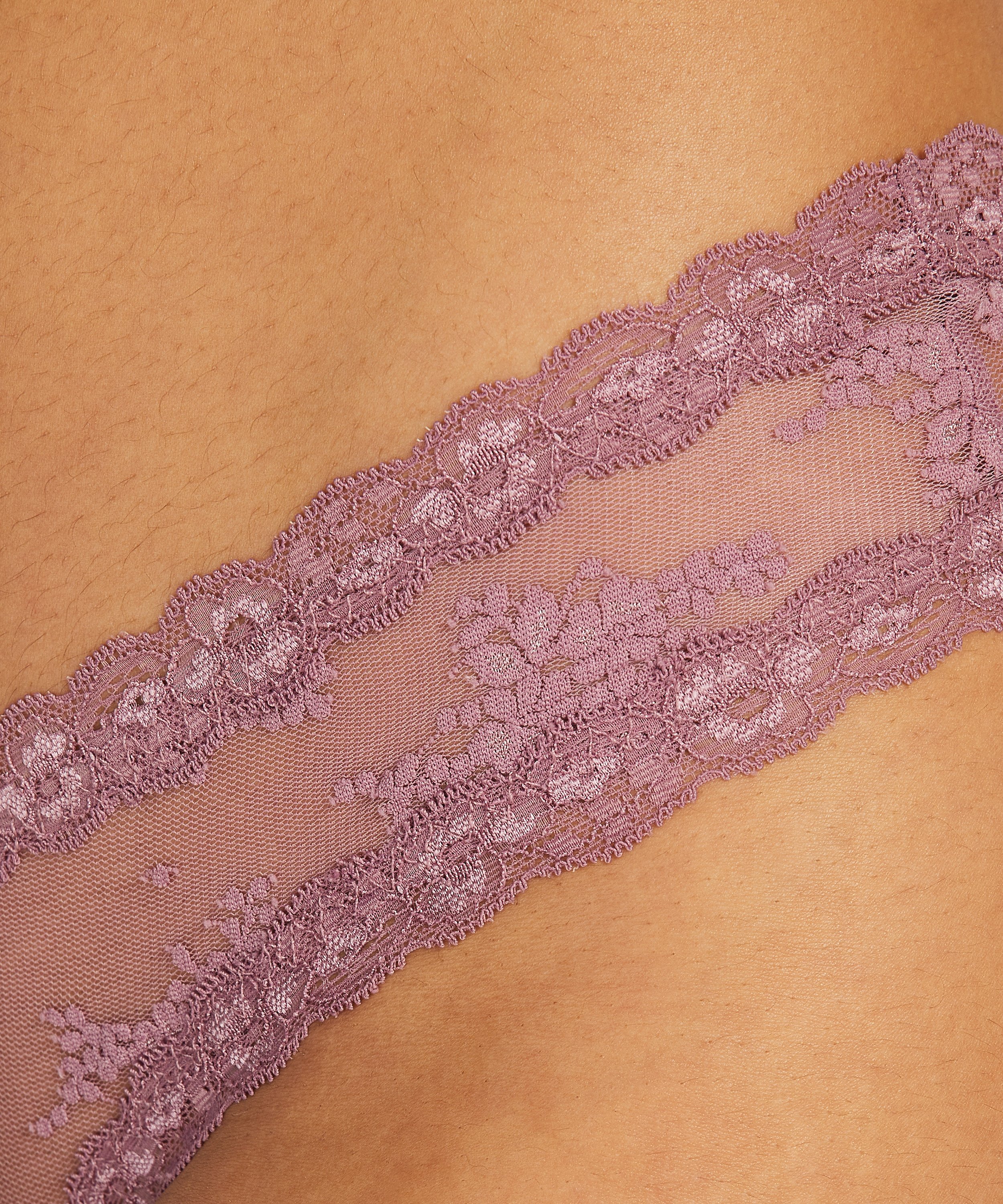 V-shape Mesh Brazilian, Purple, main