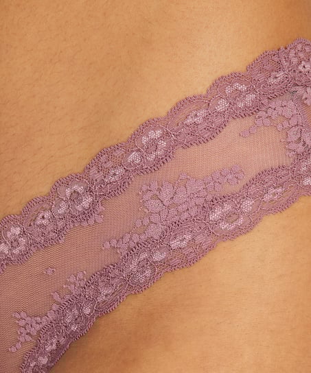 V-shape Mesh Brazilian, Purple