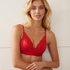 Sophie Padded Non-wired Bra, Red