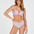 Marine Padded Underwired Push-Up Bra, Purple