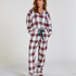 Petite Flannel Pyjama Pants, White