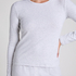 Pyjama top Pointelle, Grey