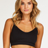 Strappy bralette, Black