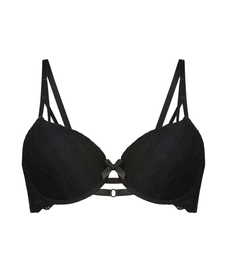 Mahina Padded Underwired Bra, Black