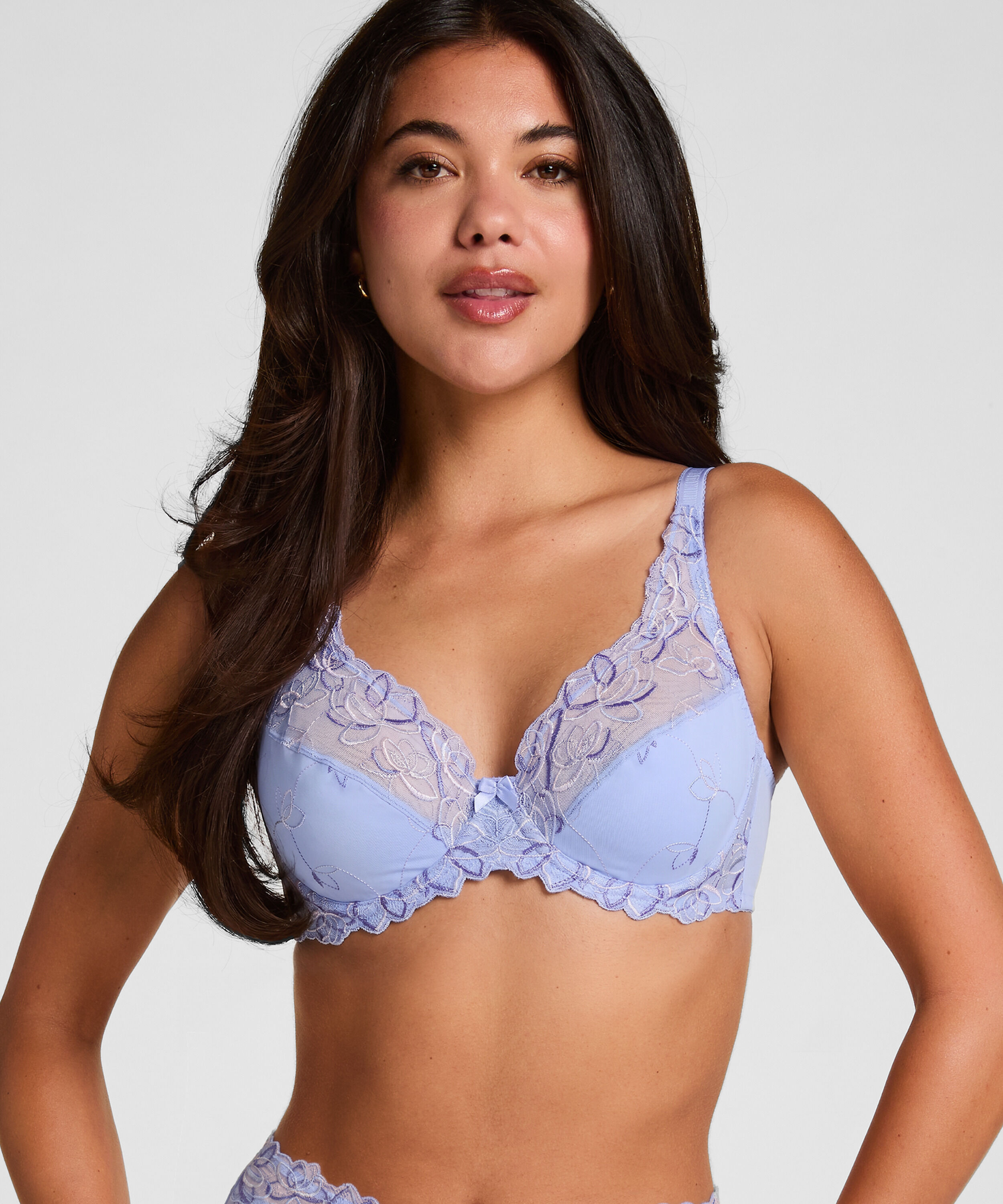 Diva Non-Padded Underwired Bra, Purple