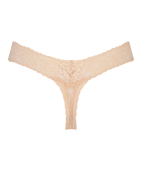 Madison Extra Low Thong, Beige