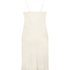 Satin Lace slip dress, Beige