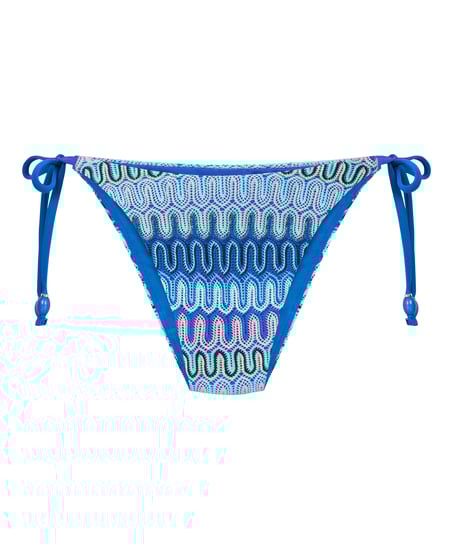 Cali Highleg Bikini Bottom, Blue
