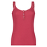 Singlet top cami rib lace, Red