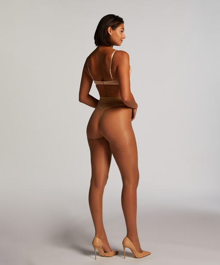 15 Denier Ladder Resistant Tights, Beige