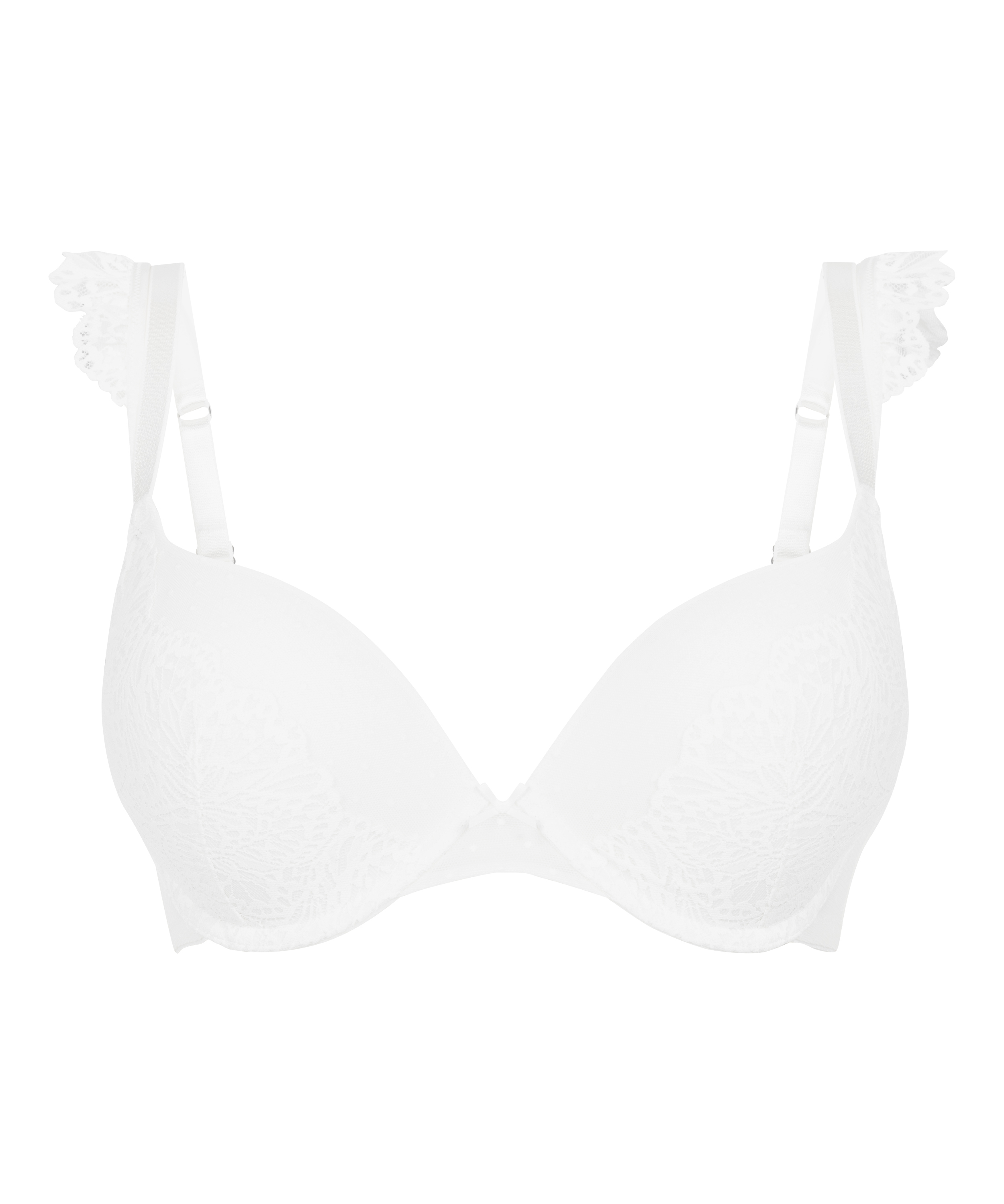 Posie Padded Underwired Maximizer Bra, White, main