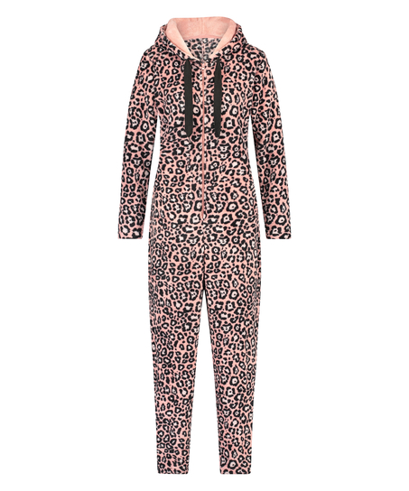 Leopard Onesie, Pink