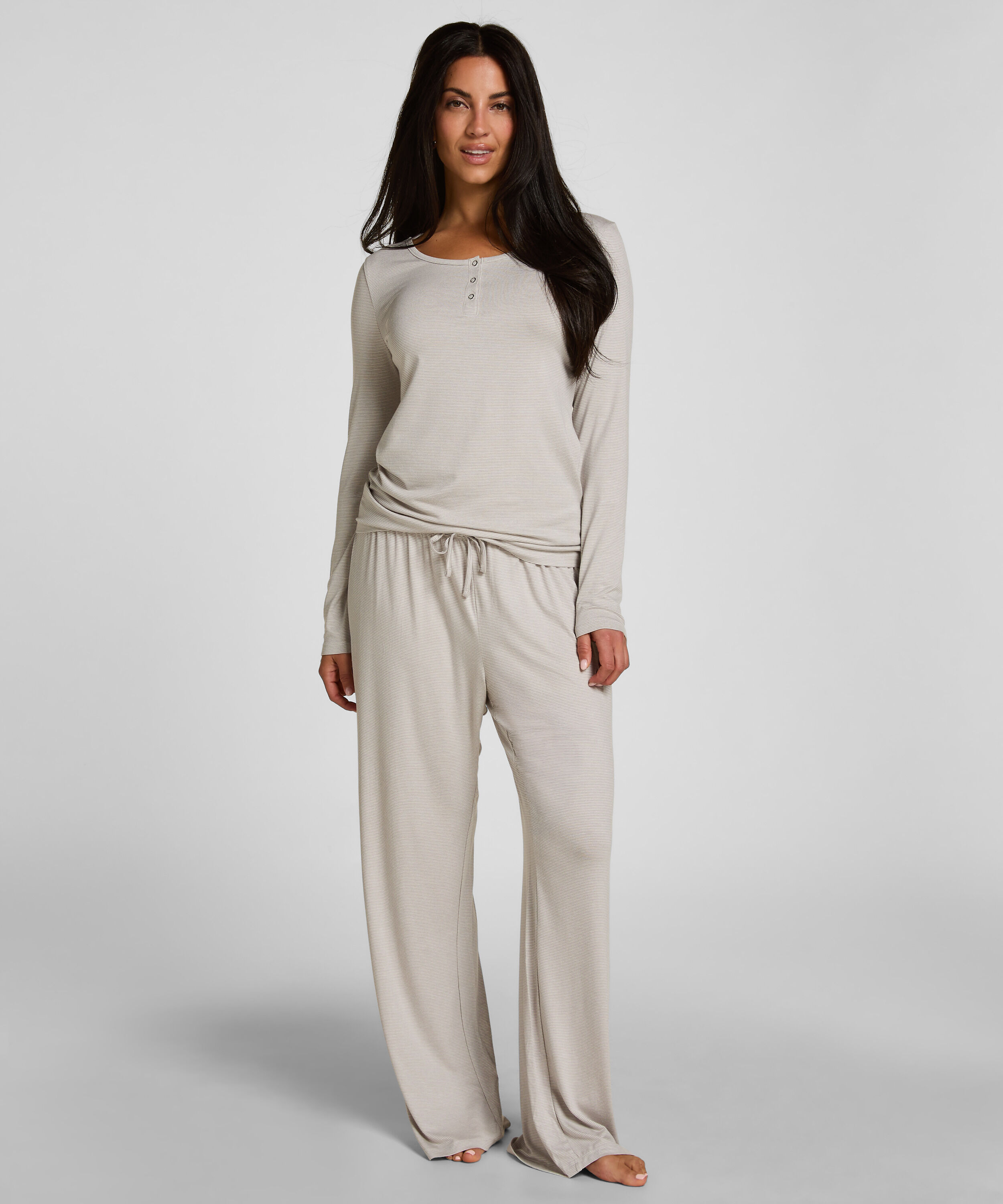 Pyjama Top Thin Stripe
