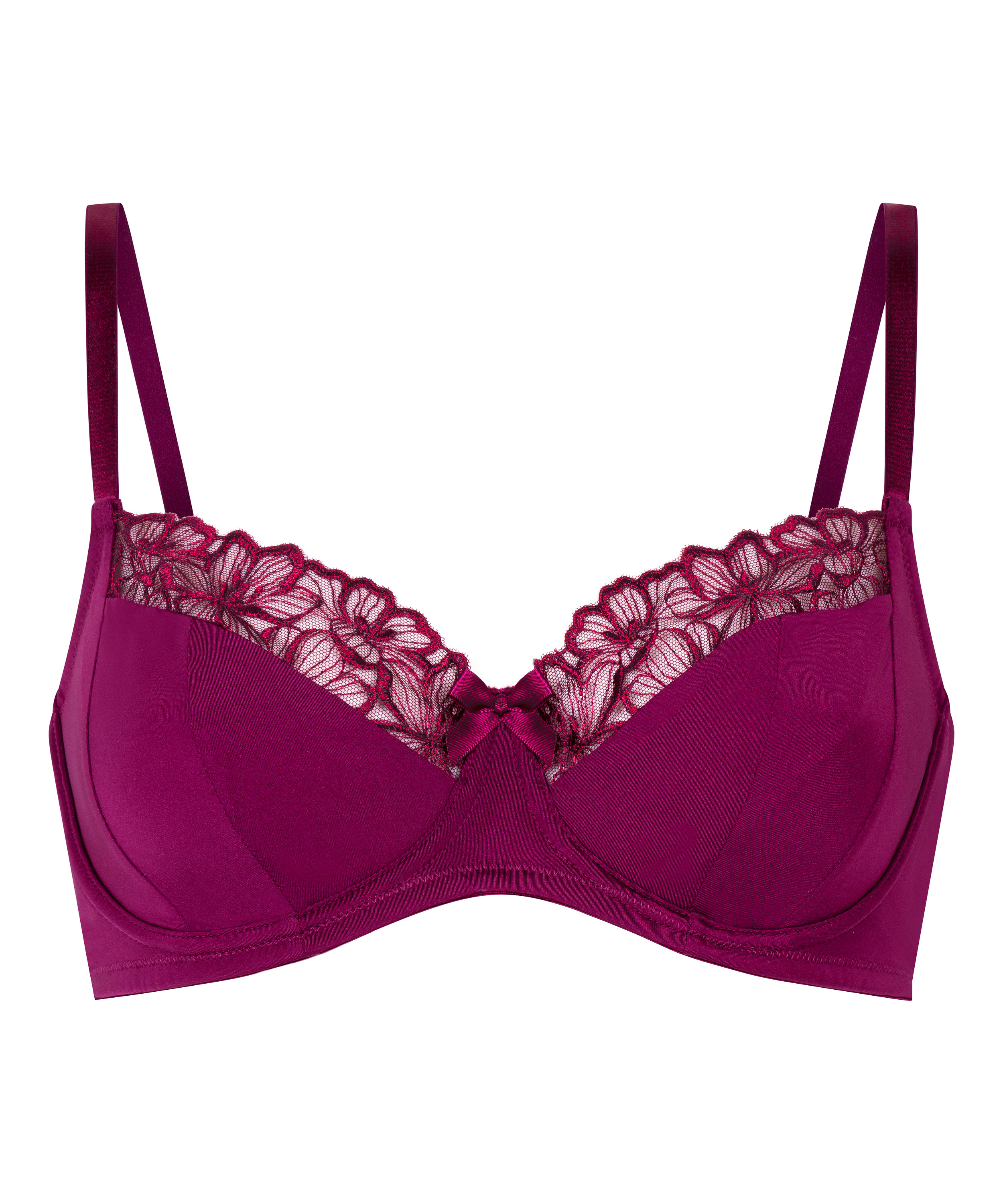 Margot Non-Padded Underwired Bra, Purple, main