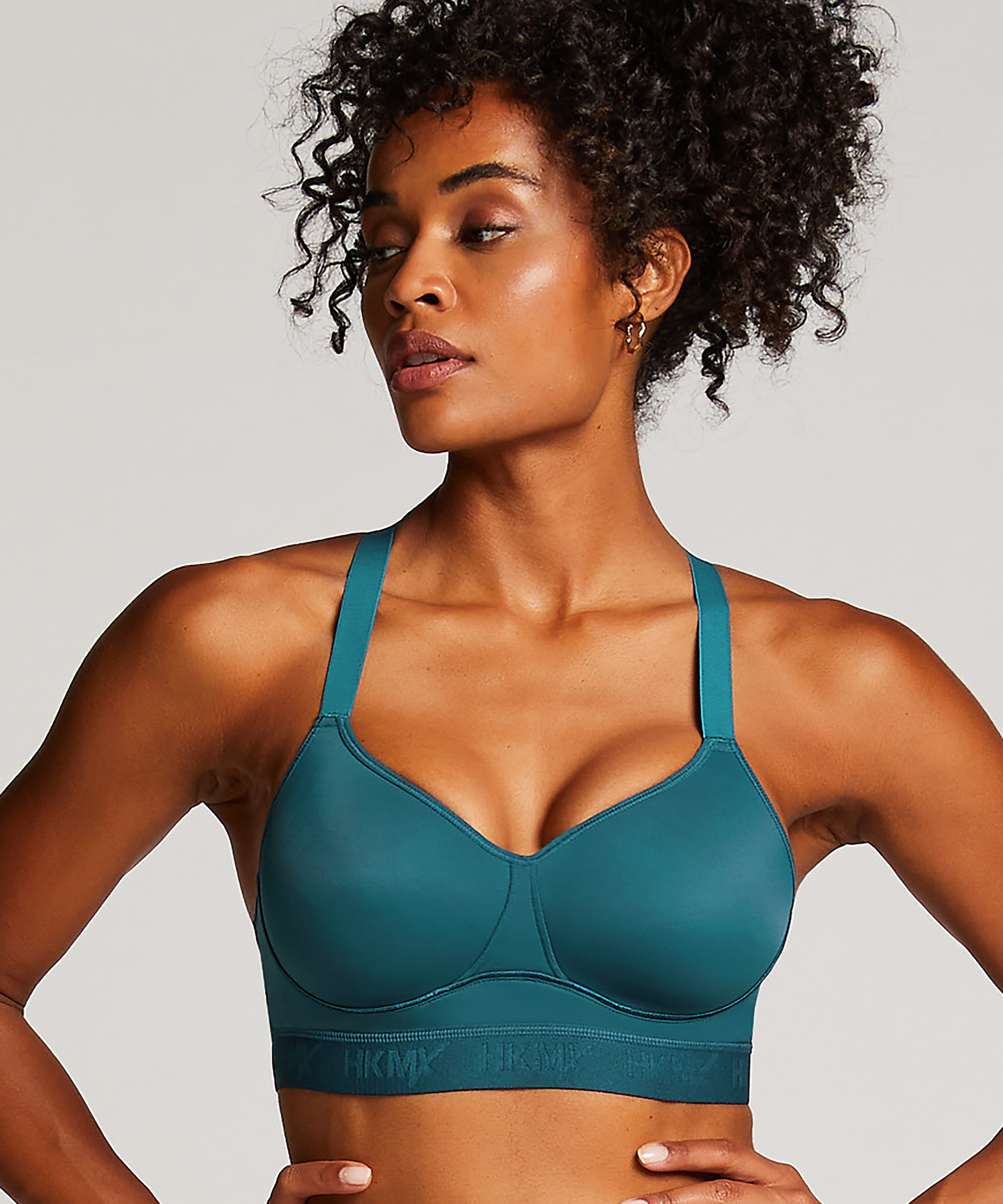 HKMX Sports bra The All Star Level 2, Blue, main