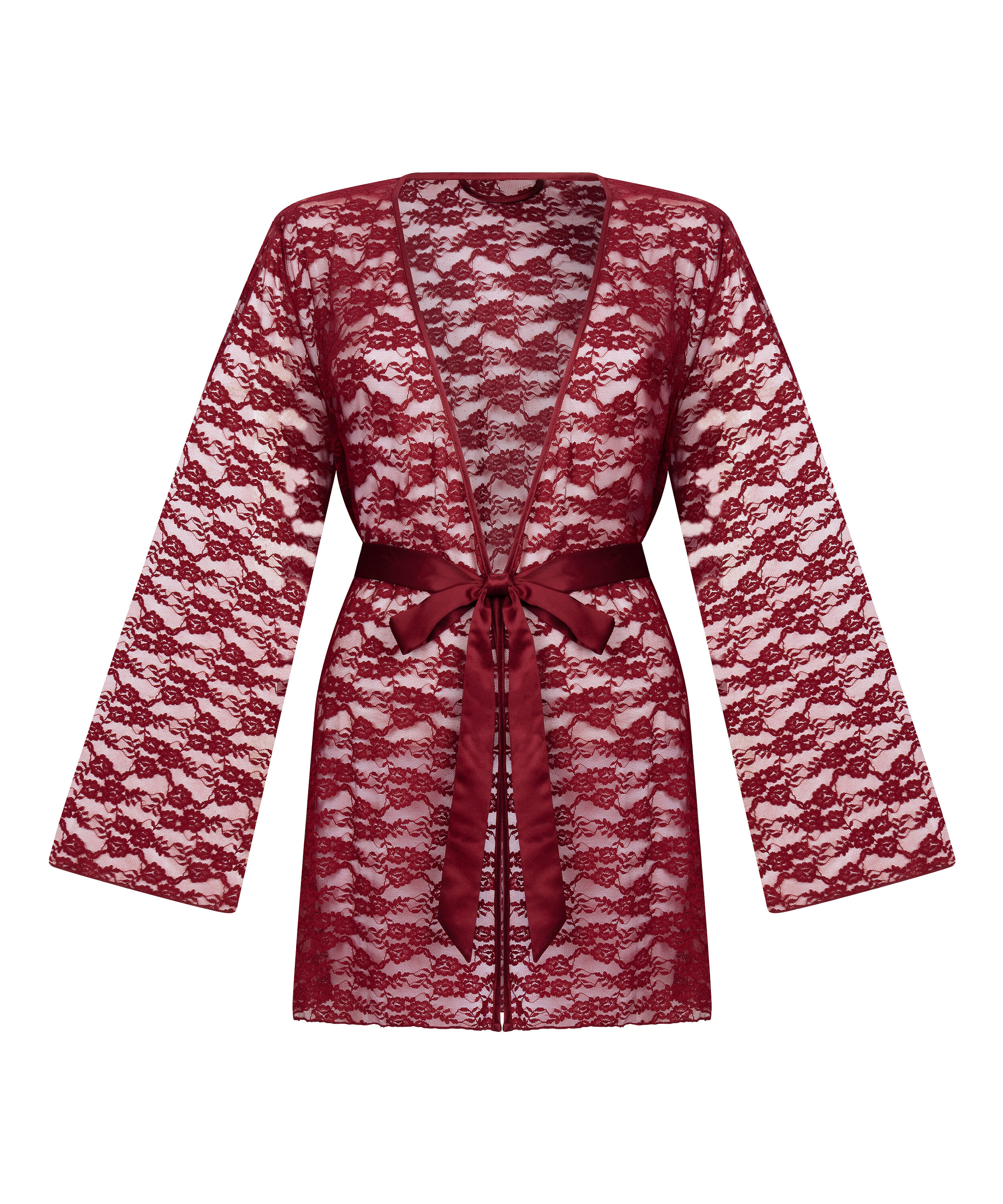 Kimono Allover Lace, Red