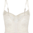 Darcy Non-Padded Underwired Longline Bra, White