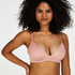 Mona Padded Non-Wired Push-Up Bra, Pink