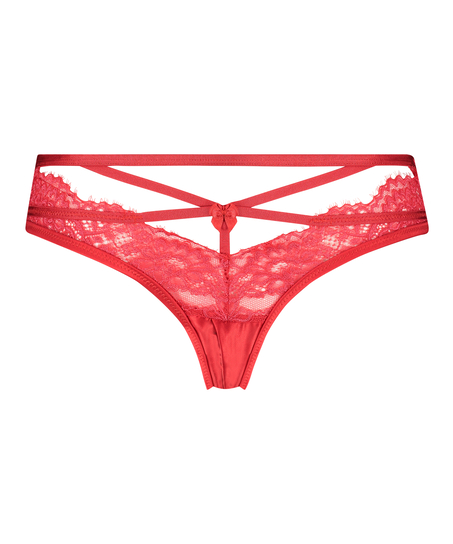Eve Brazilian with open crotch, Red