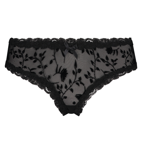 V-shaped Brazilian mesh, Black