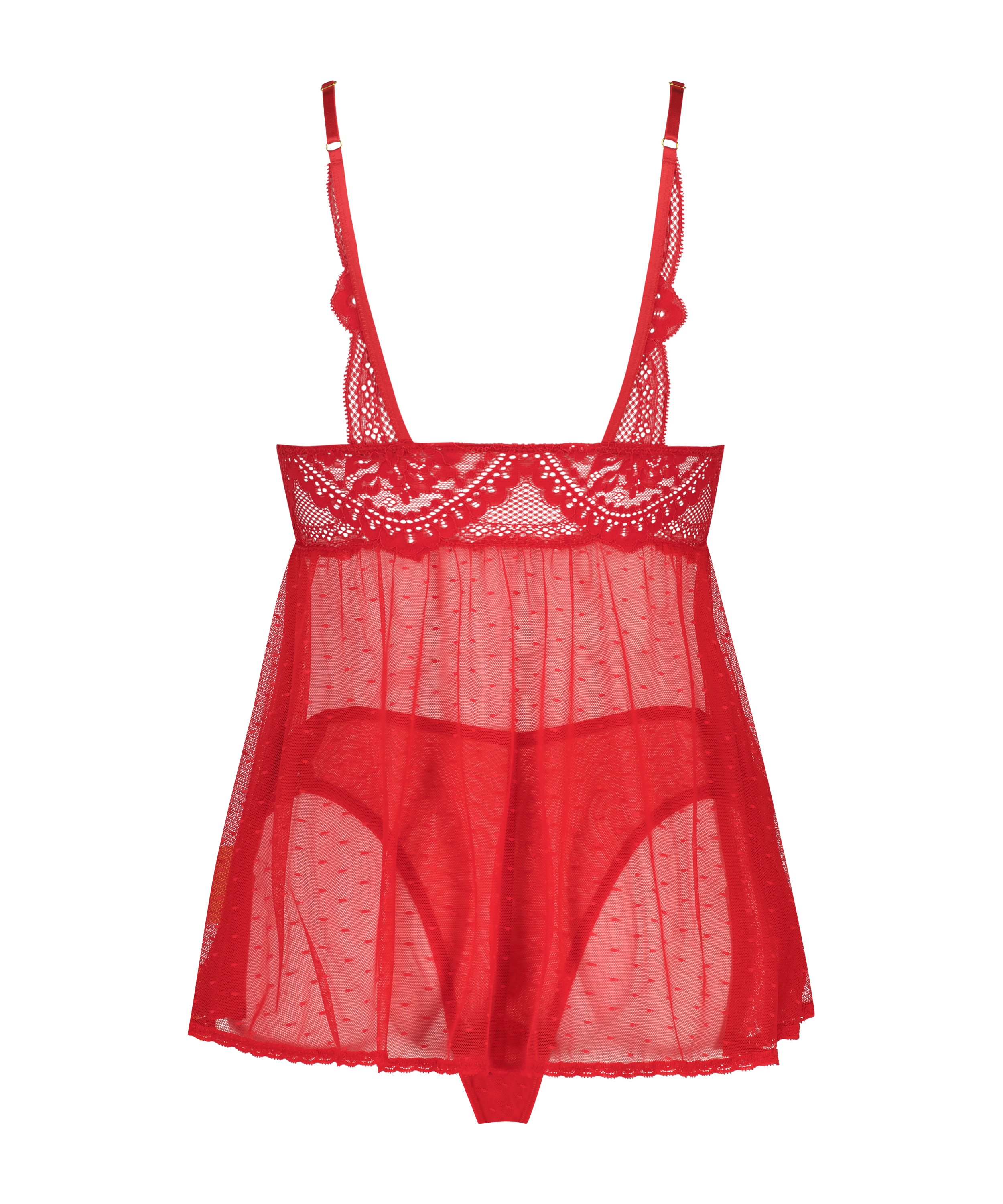 Oceana Babydoll, Red, main