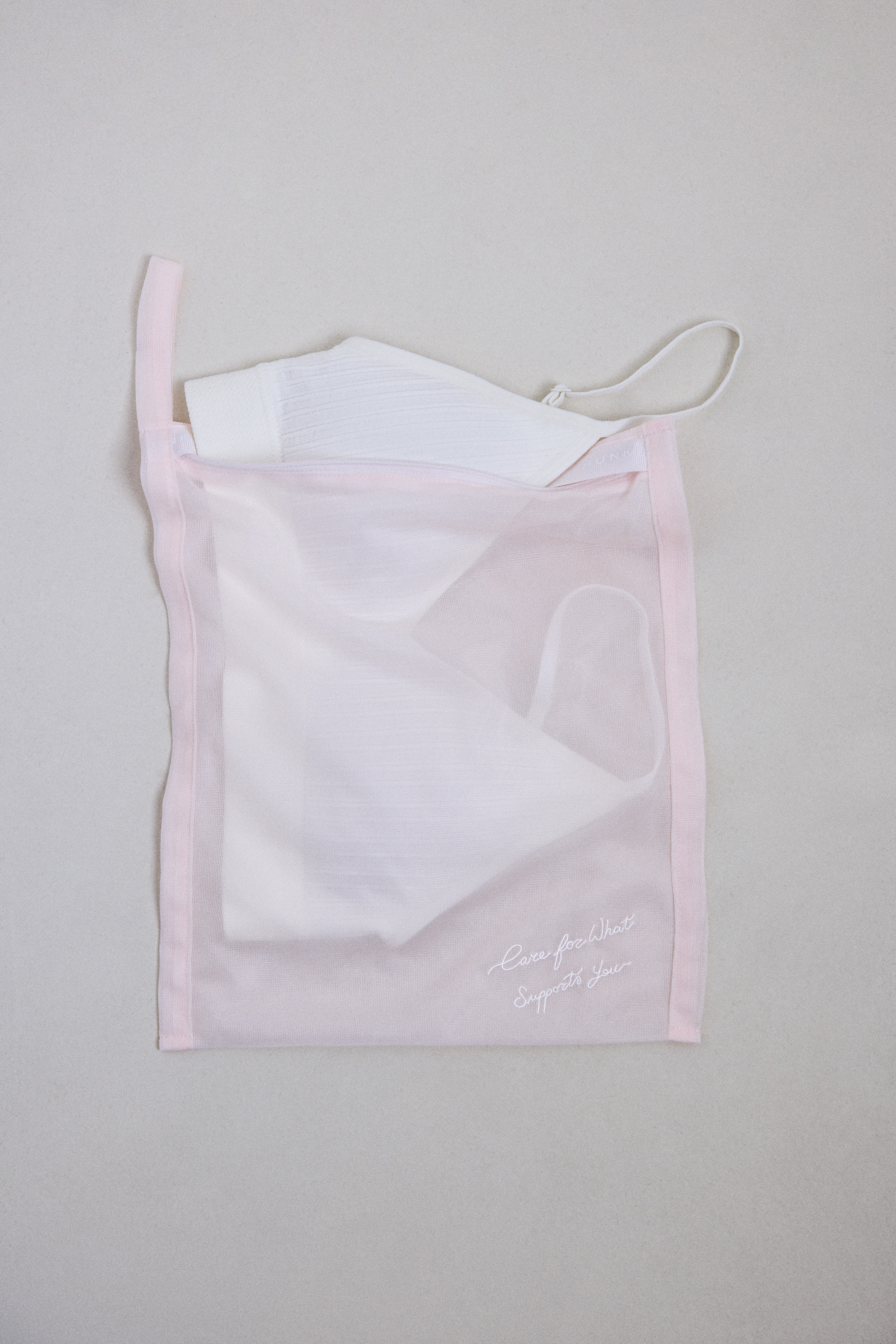 Washing Bag Pink Ribbon Small, Pink, main