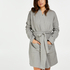 Waffle Bathrobe, Grey