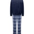 Velvet Pyjama Set, Blue