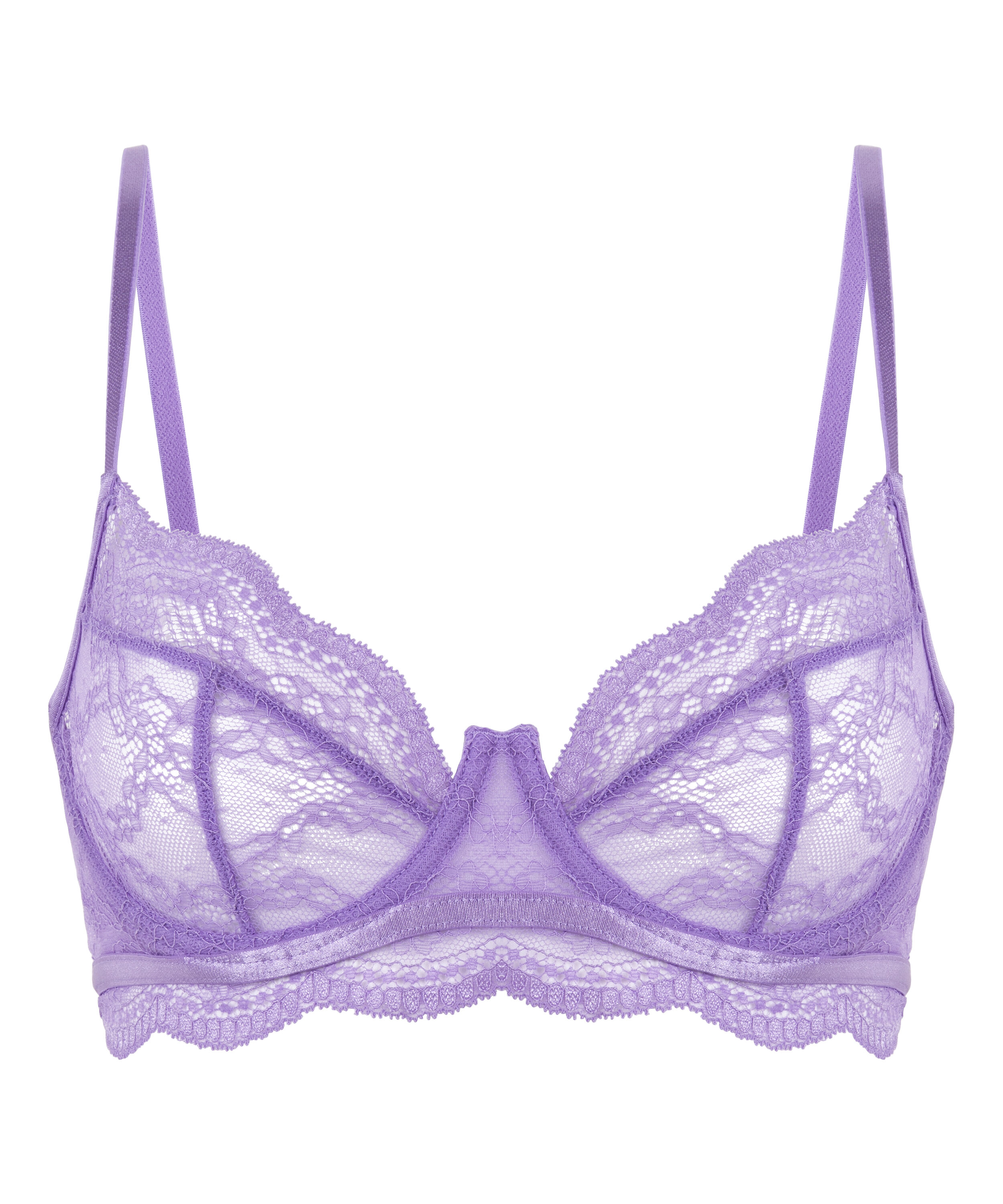 Isabelle Non-Padded Underwired Bra, Purple