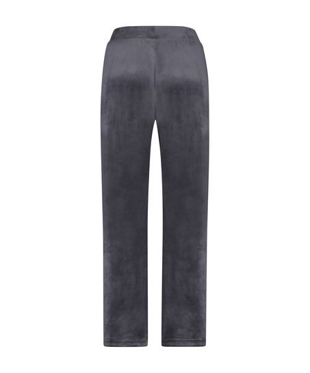 Velours Pyjama Bottoms, Grey