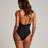 Luxe Shaping Swimsuit, Black