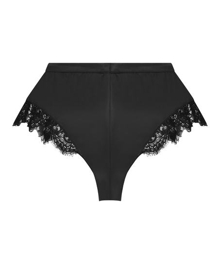 Valerie Lace French Knicker, Black