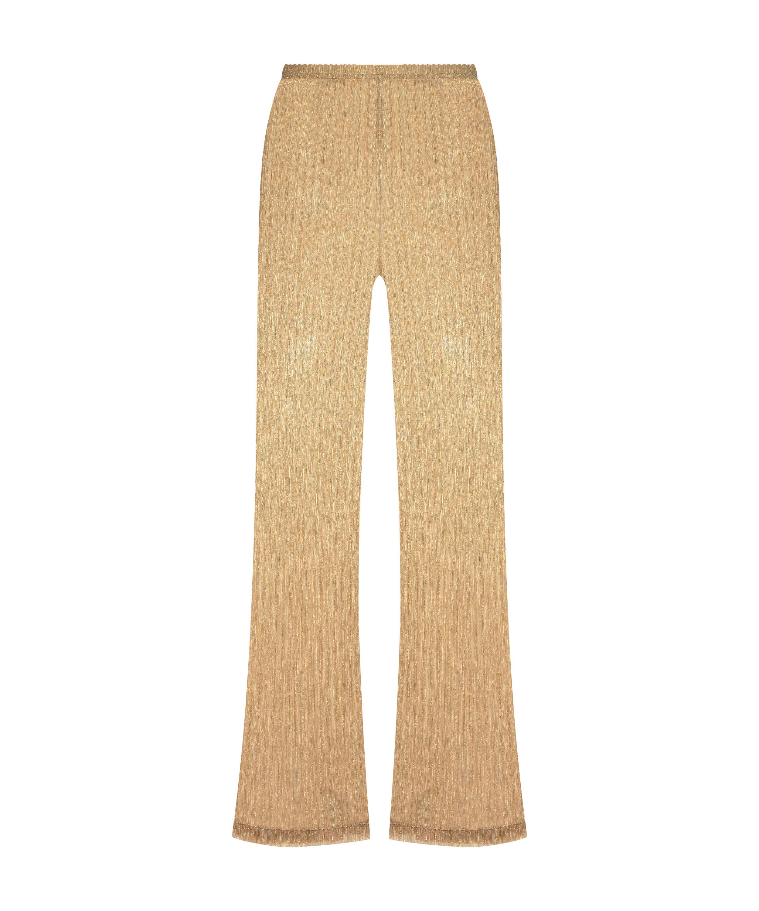 Goldie Shimmer Beach Pants, Yellow