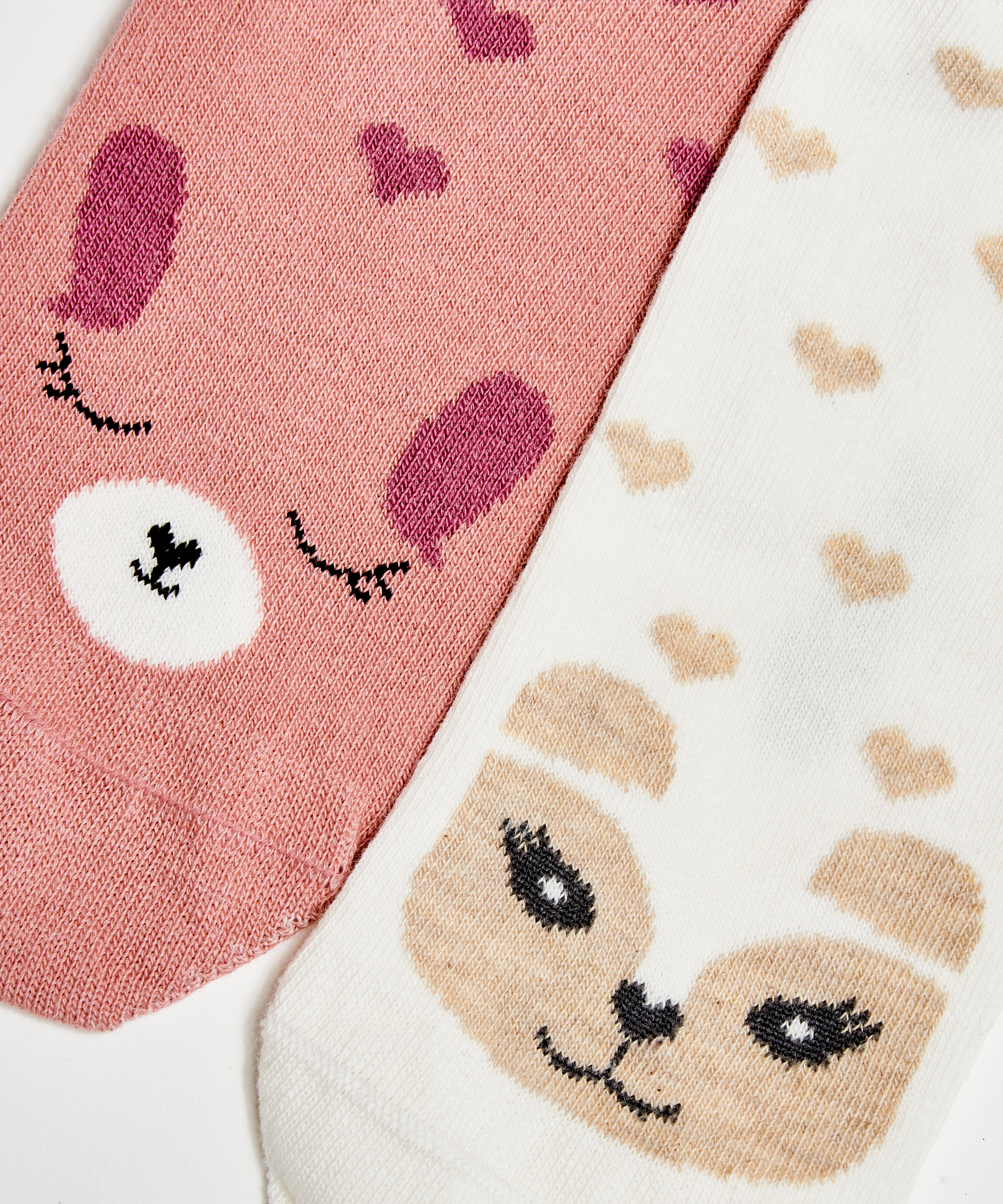 2 Pairs Of Socks, Pink, main