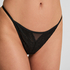 Sabrina Highleg Thong, Black