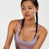 HKMX The Crop Level 1 Sports Bra, Purple