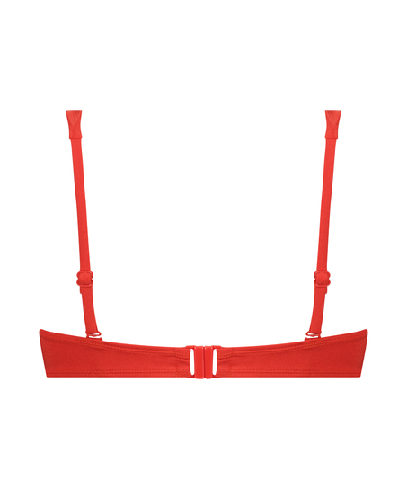 Non-padded bikini top BoraBora, Red