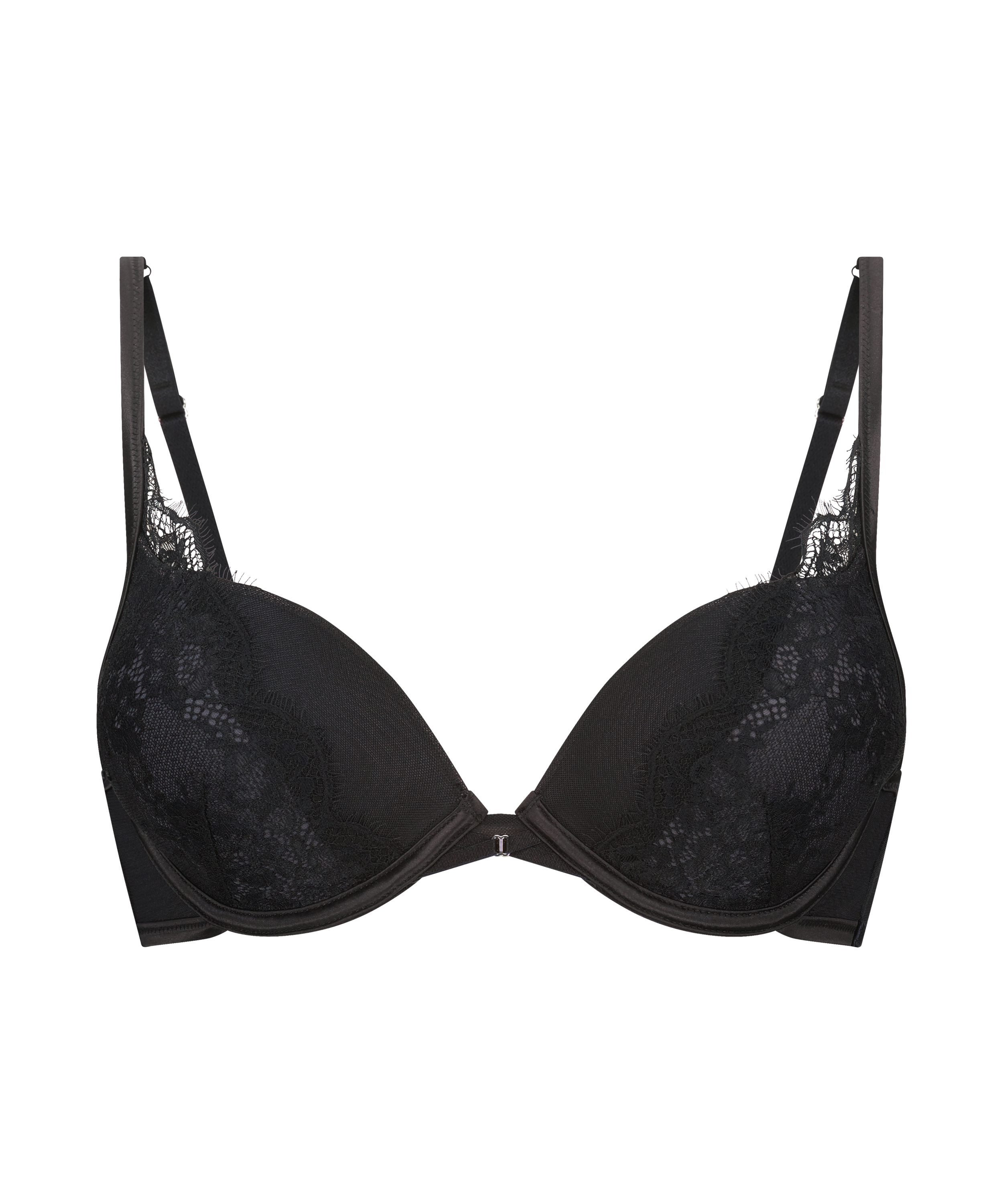 Elissa Padded Maximizer Underwired Bra, Black, main
