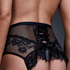Charlie Open Back Brazilian, Black
