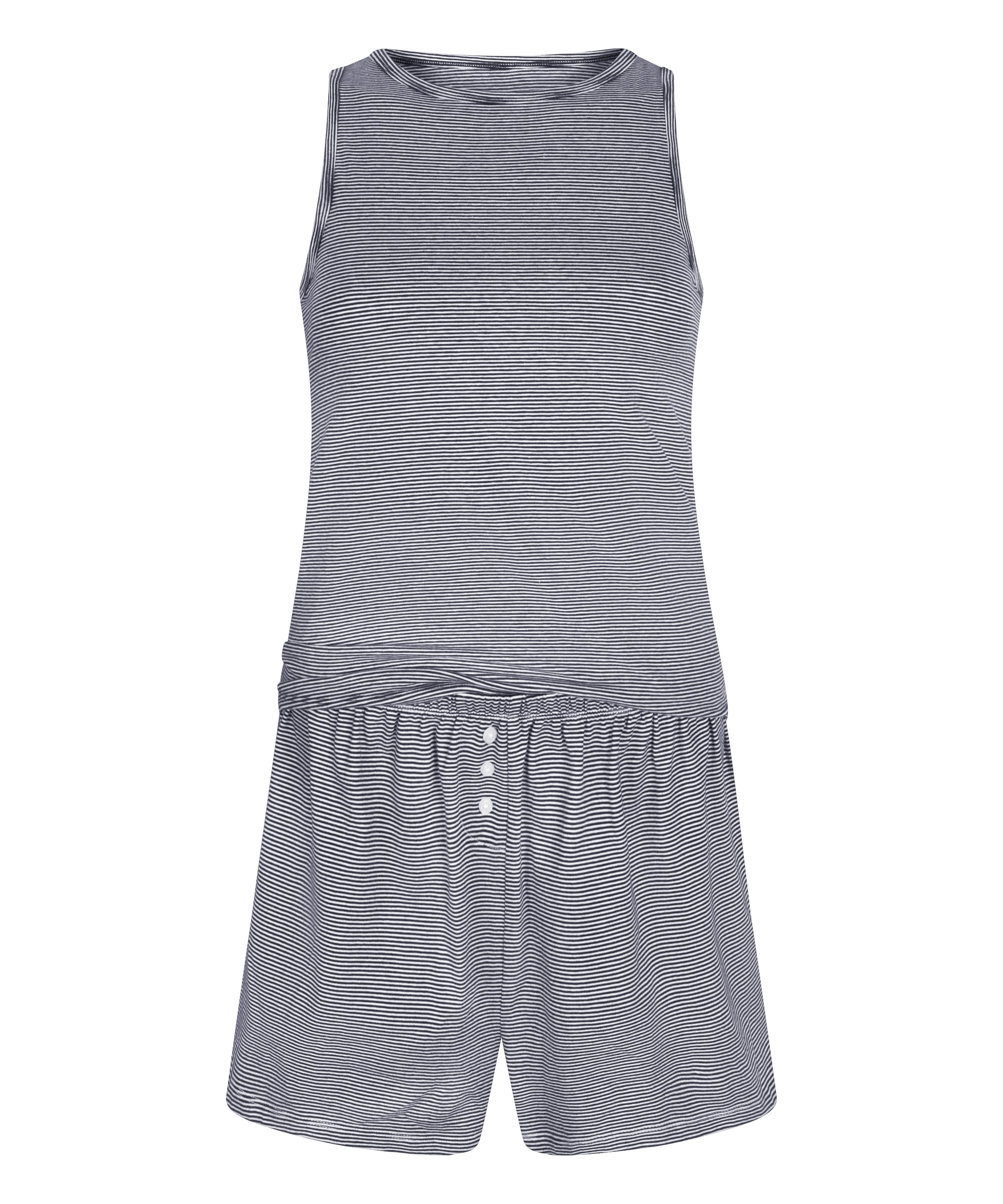Pyjamaset Singlet Jersey, Blue, main