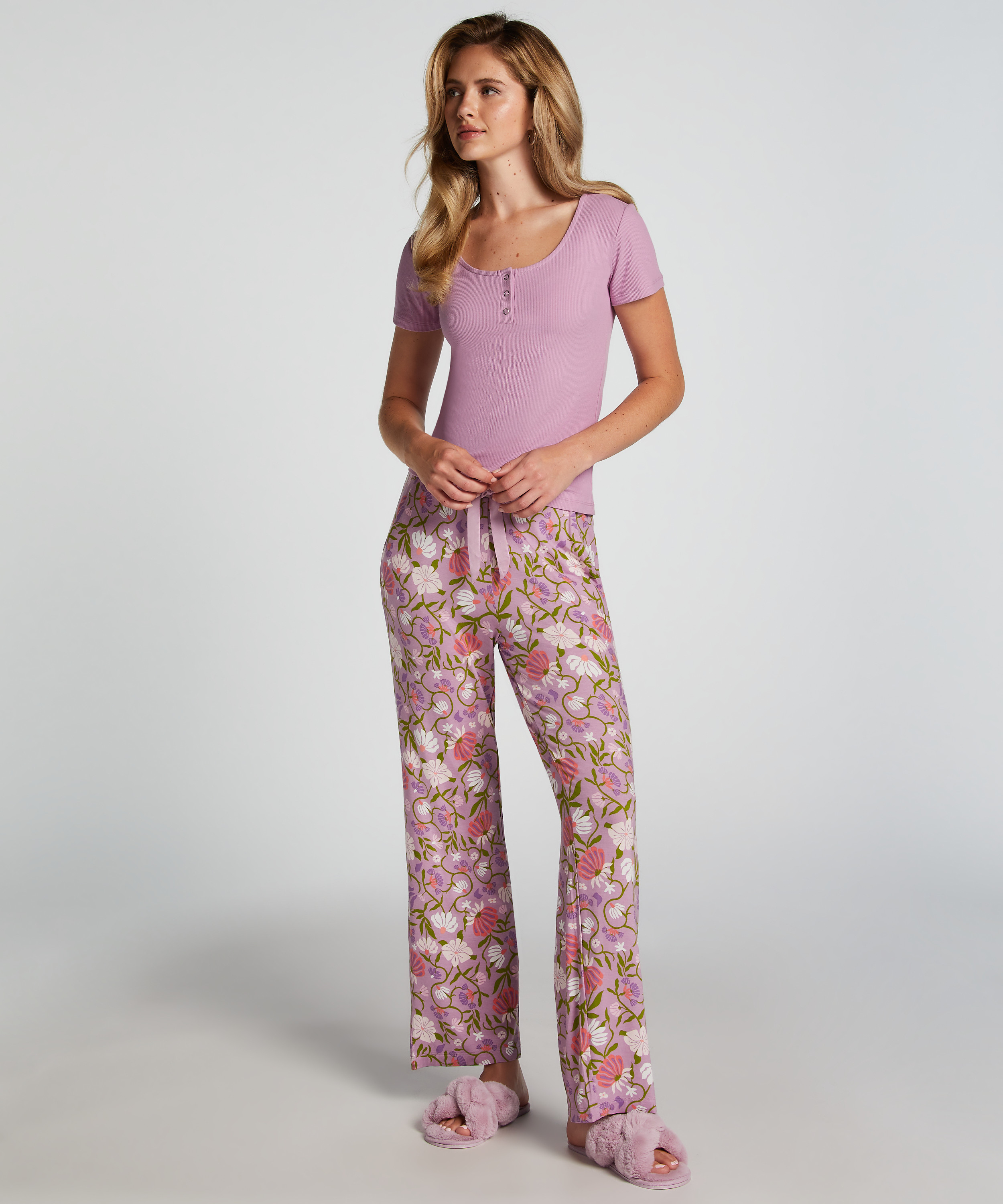 Tall Pyjama Pants, Purple, main