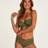 Daisy Padded Strapless Underwired Bra, Green