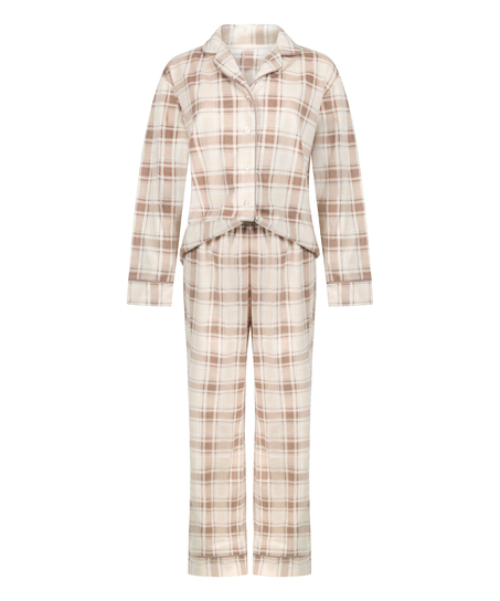 Pyjamaset Polar Fleece, White