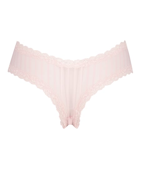 V-shape Mesh Brazilian, Pink