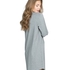 Nightshirt round neck long sleeves, Grey